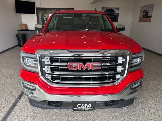 Used 2018 GMC Sierra 1500 SLT with VIN 3GTU2NEC0JG289339 for sale in Hallock, Minnesota
