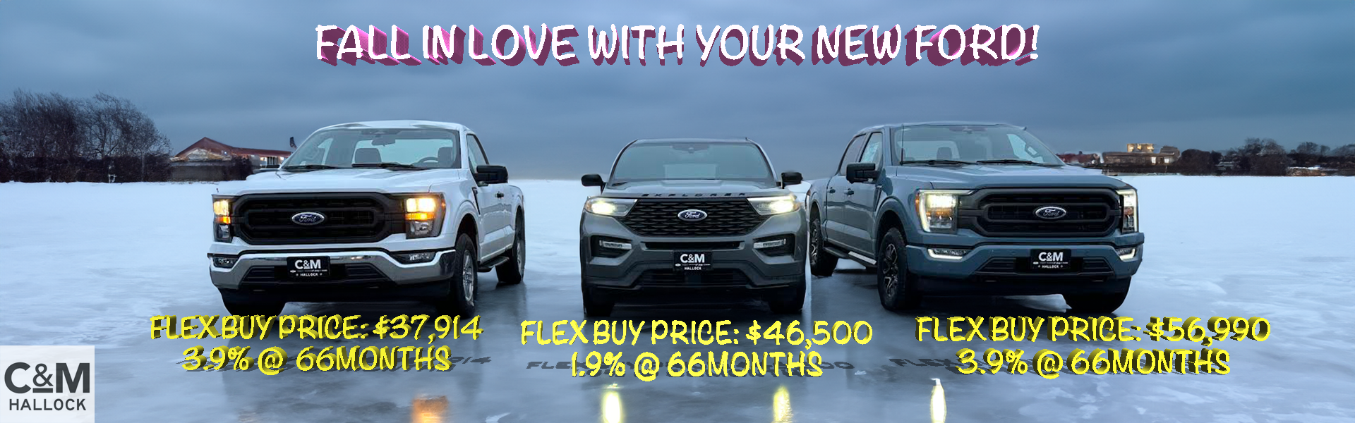 Fall in love with your new Ford