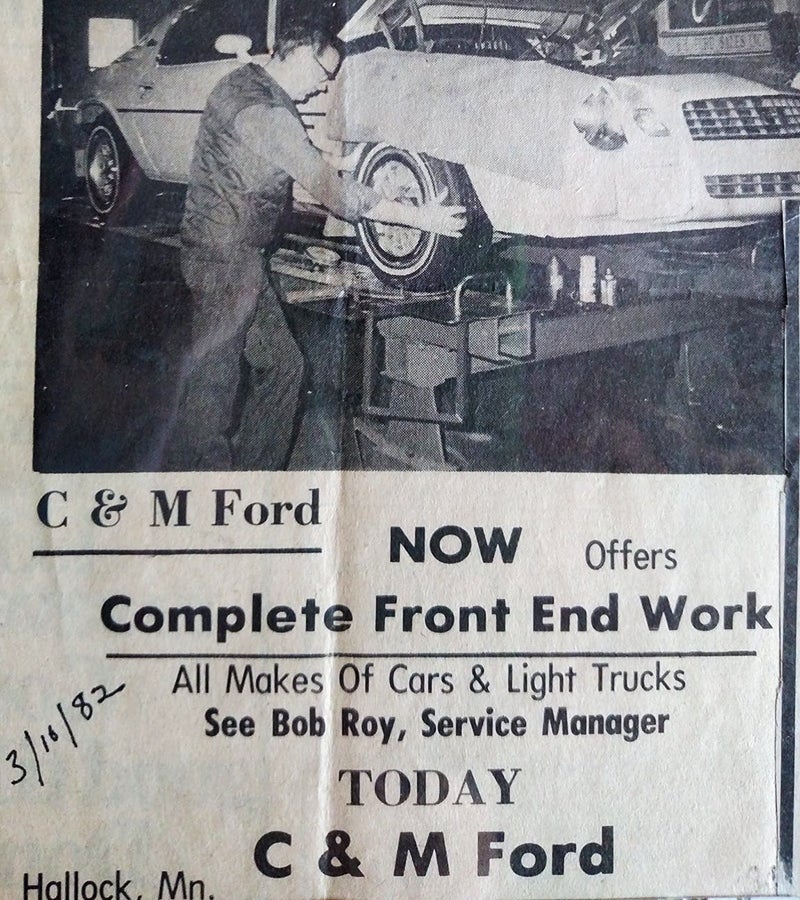 50th Anniversary at C & M Ford in Hallock MN