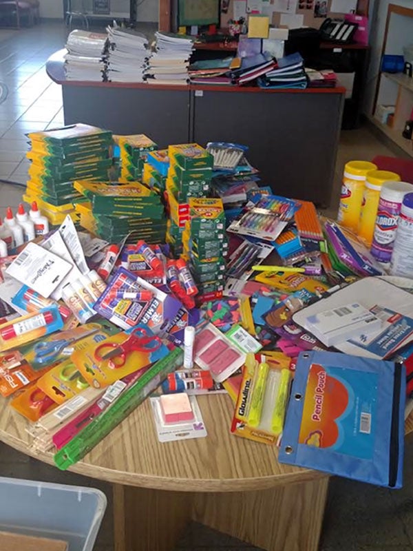Annual C&M sponsored school supply drive
