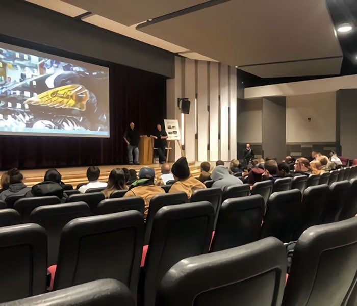 Students at C&M Tech Day