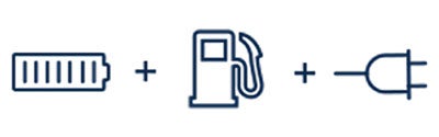 Battery + Gas +Plug Icons